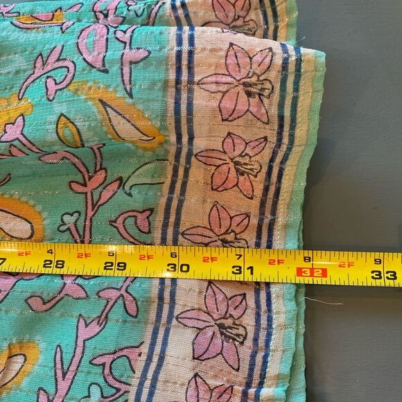 Anthropology Raga size Medium Floral Bohemian Cutout Back Floral Dress. - Picture 5 of 11